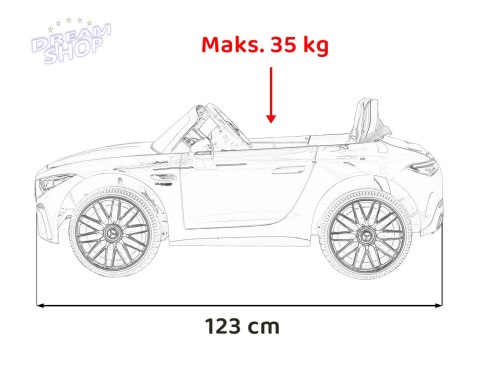 Pojazd Mercedes Benz AMG SL63 Czerwony Pojazd Mercedes Benz AMG SL63 Czerwony