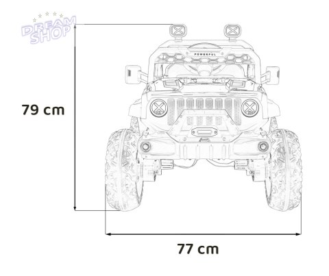 Pojazd OFF ROAD Speed Biały Pojazd OFF ROAD Speed Biały
