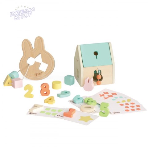 CLASSIC WORLD Pastelowy Zestaw Edukacyjny dla Dzieci Box od 12 do 18 miesiąca