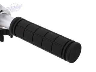 Hulajnoga miejska składana AILO koła 200mm amortyzator przód tył biała GIMME