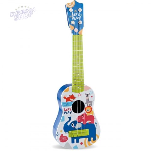 WOOPIE Gitara Klasyczna dla Dzieci Niebieska 57cm