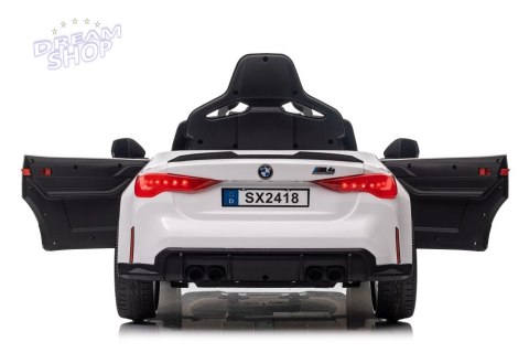 Auto Na Akumulator BMW M4 Białe Auto Na Akumulator BMW M4 Białe