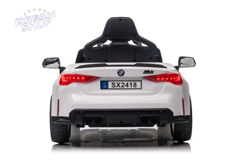 Auto Na Akumulator BMW M4 Białe Auto Na Akumulator BMW M4 Białe