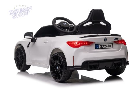 Auto Na Akumulator BMW M4 Białe Auto Na Akumulator BMW M4 Białe