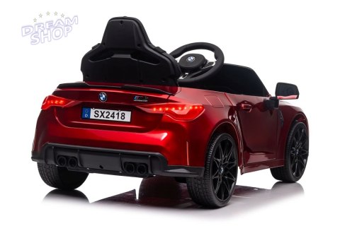 Auto Na Akumulator BMW M4 Czerwone Lakierowane Auto Na Akumulator BMW M4 Czerwone Lakierowane