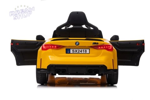 Auto Na Akumulator Bmw M4 Zółte