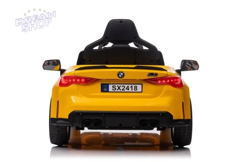 Auto Na Akumulator Bmw M4 Zółte
