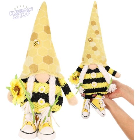 SKRZAT GNOM PSZCZÓŁKA 25CM W TRAMPKACH DEKORACJA WIOSENNA SKRZAT GNOM PSZCZÓŁKA 25CM W TRAMPKACH DEKORACJA WIOSENNA