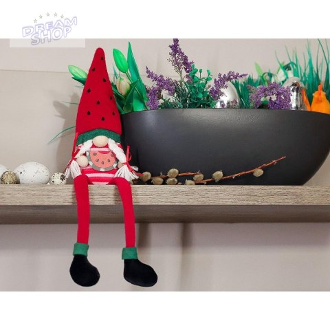 SKRZAT GNOM SIEDZĄCY ARBUZ 35CM DEKORACJA WIOSENNA SKRZAT GNOM SIEDZĄCY ARBUZ 35CM DEKORACJA WIOSENNA