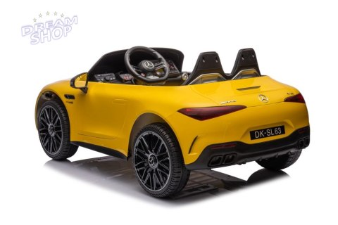 Auto Na Akumulator Mercedes AMG SL63 Żółty Lakierowany