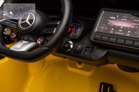Auto Na Akumulator Mercedes AMG SL63 Żółty Lakierowany