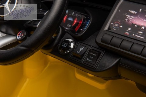 Auto Na Akumulator Mercedes AMG SL63 Żółty Lakierowany