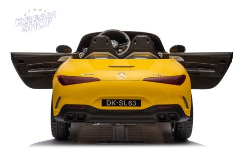 Auto Na Akumulator Mercedes AMG SL63 Żółty Lakierowany