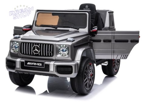Auto na Akumulator Mercedes G63 AMG Srebrny Lakierowany BBH-002