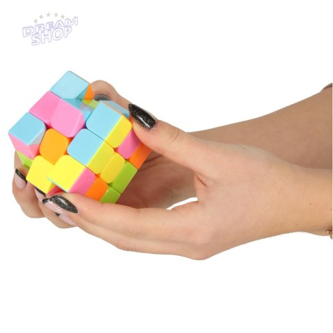 Gra logiczna Kostka łamigłówka 3x3 neon 5,65cm Gra logiczna Kostka łamigłówka 3x3 neon 5,65cm