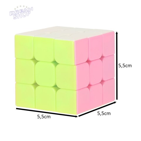 Gra logiczna Kostka łamigłówka 3x3 neon 5,65cm Gra logiczna Kostka łamigłówka 3x3 neon 5,65cm