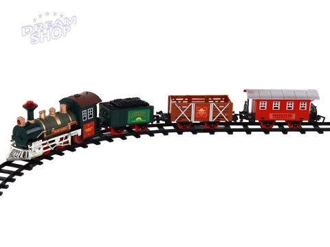 Kolejka elektryczna Train Set 4 wagony lokomotywa Kolejka elektryczna Train Set 4 wagony lokomotywa