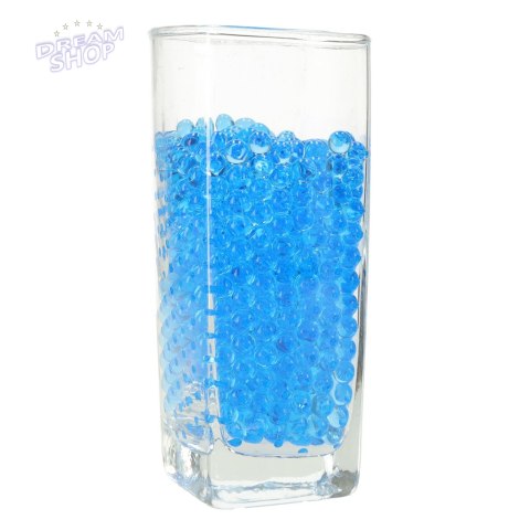 Kulki żelowe wodne hydrożelowe do pistoletu kwiatów niebieskie 250g 50 000szt. 7-8mm
