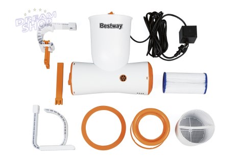 Pompa Filtrująca Skimatic z skimmerem 680gal 2574 L h BESTW Pompa Filtrująca Skimatic z skimmerem 680gal 2574 L h BESTW