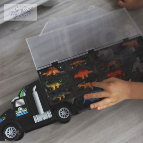 WOOPIE Samochód Transporter Dinozaury Ciężarówka WOOPIE Samochód Transporter Dinozaury Ciężarówka