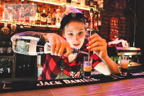 Zestaw barmański profesjonalny PRESTON do drinków 17 elementów chrom