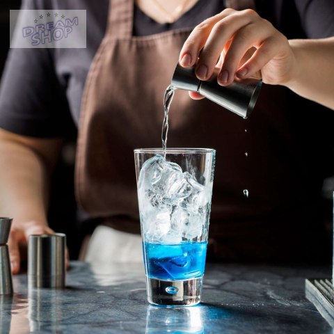 Zestaw barmański profesjonalny PRESTON do drinków 17 elementów chrom