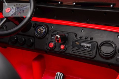 Auto Na Akumulator JH-102 Czerwone 4x4 Auto Na Akumulator JH-102 Czerwone 4x4