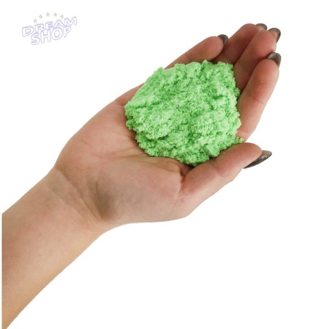 Piasek kinetyczny 1kg w woreczku zielony Piasek kinetyczny 1kg w woreczku zielony