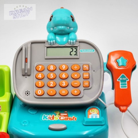 WOOPIE Kasa Sklepowa Dino z Półką WOOPIE Kasa Sklepowa Dino z Półką