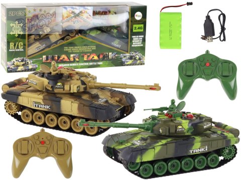 Zestaw Czołgi Walczące Zdalnie Sterowane Czołg War Tank RC Bitwa Podczerwień Zestaw Czołgi Walczące Zdalnie Sterowane Czołg War Tank RC Bitwa Podczerwień
