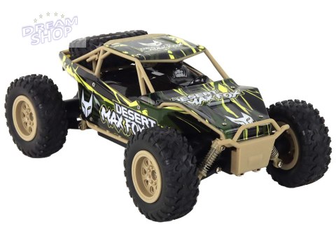 Autko Terenowe Zdalnie Sterowane R/C 1:24 Brązowo-Zielone