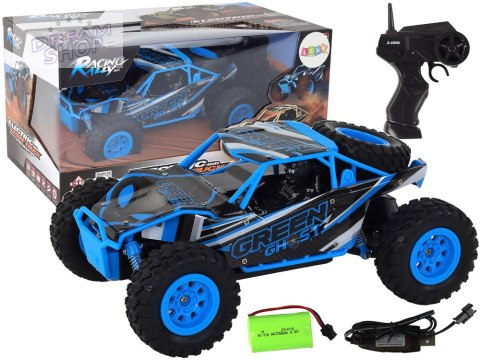 Autko Terenowe Zdalnie Sterowane R/C 1:24 Niebieskie Autko Terenowe Zdalnie Sterowane R/C 1:24 Niebieskie