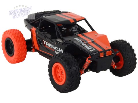 Autko Terenowe Zdalnie Sterowane R/C 1:24 Pomarańczowe