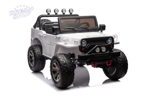 Auto Na Akumulator JH-102 Białe 4x4 Auto Na Akumulator JH-102 Białe 4x4