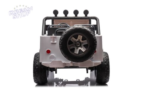 Auto Na Akumulator JH-102 Białe 4x4 Auto Na Akumulator JH-102 Białe 4x4