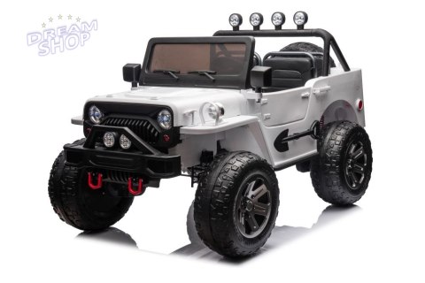 Auto Na Akumulator JH-102 Białe 4x4 Auto Na Akumulator JH-102 Białe 4x4