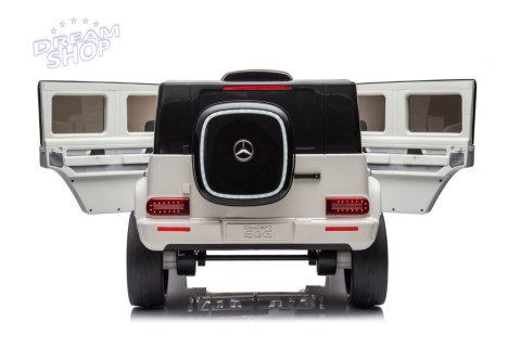 Auto Na Akumulator Mercedes EQG 4x4 Biały Auto Na Akumulator Mercedes EQG 4x4 Biały