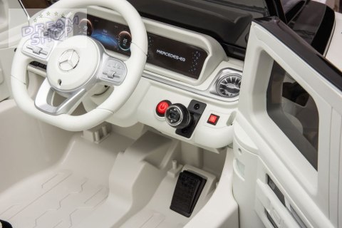 Auto Na Akumulator Mercedes EQG 4x4 Biały Auto Na Akumulator Mercedes EQG 4x4 Biały