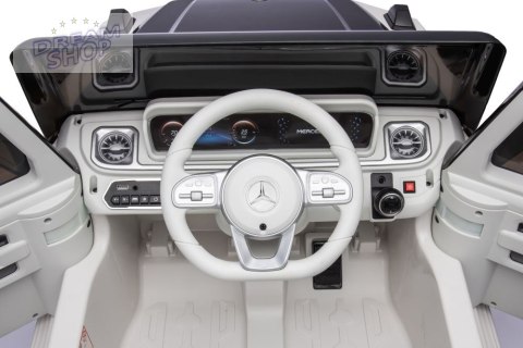 Auto Na Akumulator Mercedes EQG 4x4 Biały Auto Na Akumulator Mercedes EQG 4x4 Biały