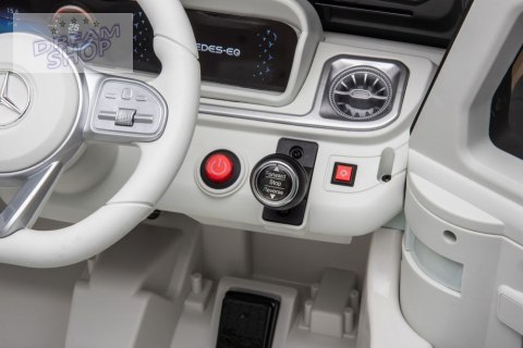 Auto Na Akumulator Mercedes EQG 4x4 Biały Auto Na Akumulator Mercedes EQG 4x4 Biały