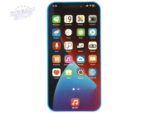 Dziecięcy Telefon Ze Światłem i Muzyką Niebieski Dziecięcy Telefon Ze Światłem i Muzyką Niebieski