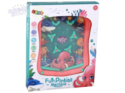 Gra Zręcznościowa Mini Pinball Gra z Kulką Różowa Gra Zręcznościowa Mini Pinball Gra z Kulką Różowa