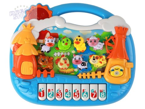 Pianinko Panel Edukacyjny Nauka Angielskiego Motyw Wsi Zwierzątka Pianinko Panel Edukacyjny Nauka Angielskiego Motyw Wsi Zwierzątka