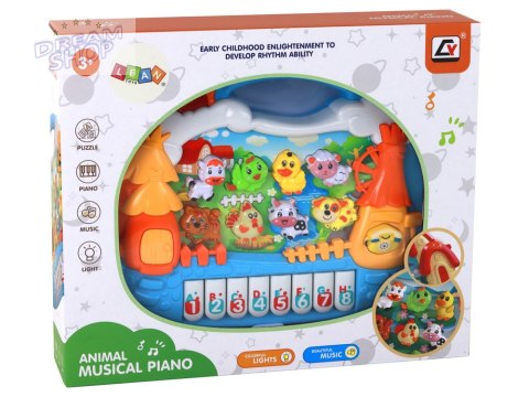 Pianinko Panel Edukacyjny Nauka Angielskiego Motyw Wsi Zwierzątka Pianinko Panel Edukacyjny Nauka Angielskiego Motyw Wsi Zwierzątka