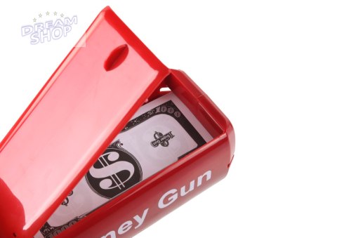 Pistolet Na Pieniądze Strzelający Czerwony Wyrzutnia Money Gun Banknoty Pistolet Na Pieniądze Strzelający Czerwony Wyrzutnia Money Gun Banknoty