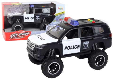 Pojazd Terenowy Raptor Policja Czarny Otwierane Drzwi Dźwięk Światła Pojazd Terenowy Raptor Policja Czarny Otwierane Drzwi Dźwięk Światła