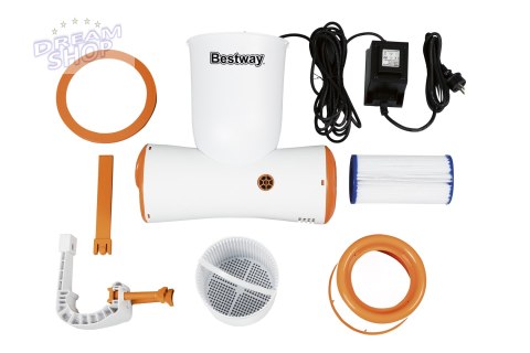 Pompa Filtrująca Skimatic z skimmerem 1050gal 3974L h BESTW Pompa Filtrująca Skimatic z skimmerem 1050gal 3974L h BESTW