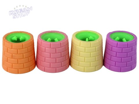 Zabawka Antystresowa Zielona Żabka Wyskakująca z Beczki