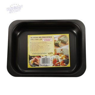 Blacha do pieczenia uniwersalna 29cm x 22cm x 60cm czarna