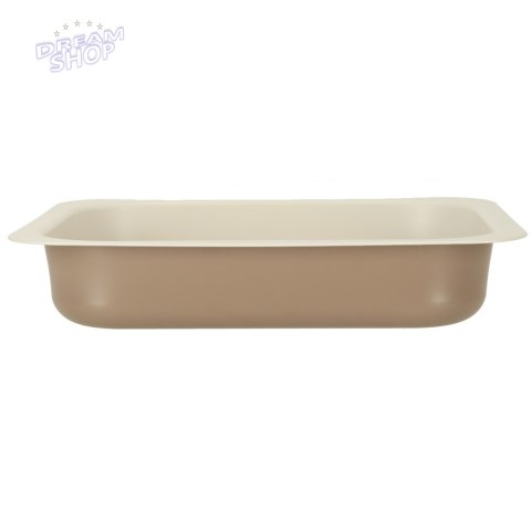 Blacha forma do pieczenia tłoczona 29cm x 22cm x 60cm brązowa